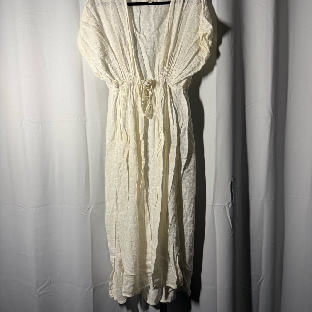 Billabong White Flowing Swim Cover-Up - Picture 3 of 7